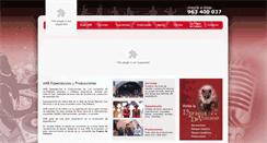 Desktop Screenshot of espectaculosamb.com